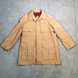 Vintage 70s J.Riggins Jacket Men's Button Up Workwear Winter Flannel Line Tan XL